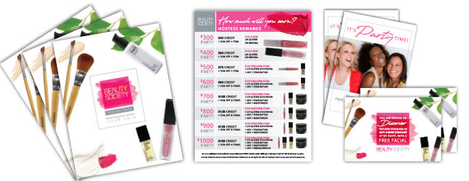 Beauty Advisor Business kit books and brochures at Beuaty Society